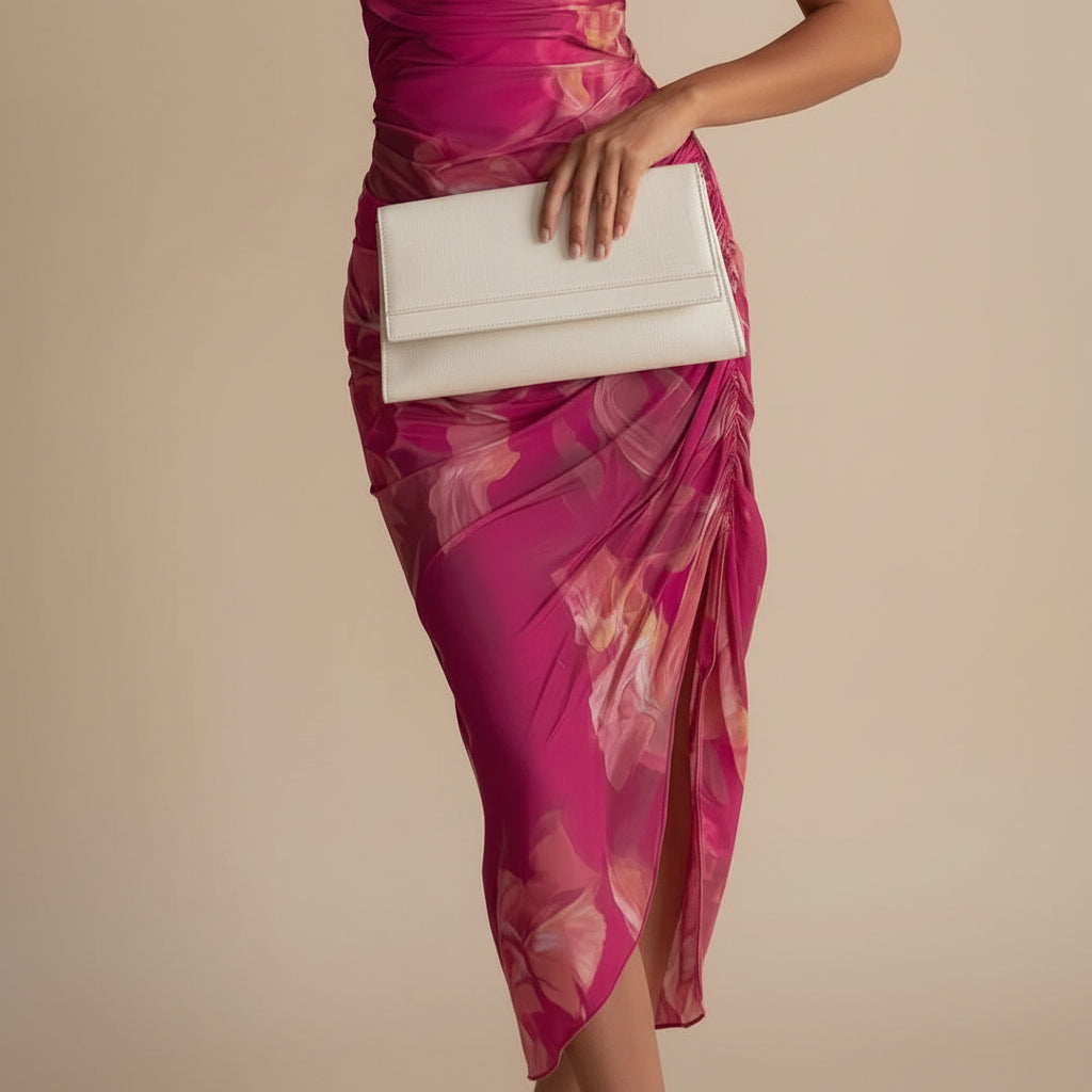 Carmine Red Backless Halter Maxi Dress