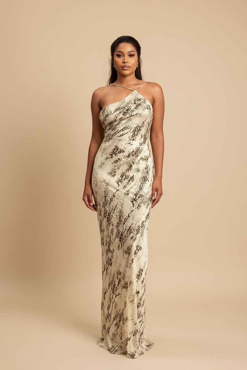 Color Matching Women Clothing Elegant Backless Home Gray White Sheath Dress Sleeveless Slim Asymmetric Dress