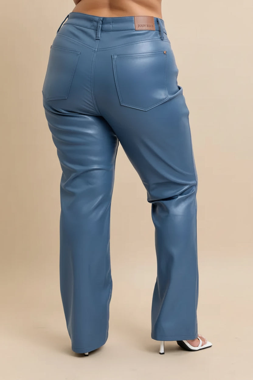 Blue pants on a white background