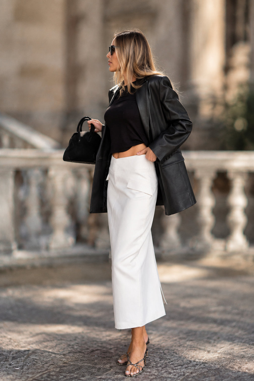 Retro Easy Matching Design Straight Skirt Women High Waist Slimming Spring Long A line Skirt
